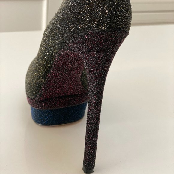 Brian Atwood Multicolor Platform Heels - Picture 5 of 5